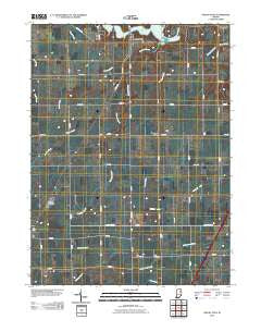 Mount Etna Indiana Historical topographic map, 1:24000 scale, 7.5 X 7.5 Minute, Year 2010