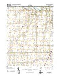 Mount Etna Indiana Historical topographic map, 1:24000 scale, 7.5 X 7.5 Minute, Year 2013