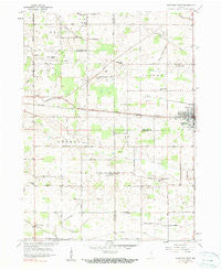 Nappanee West Indiana Historical topographic map, 1:24000 scale, 7.5 X 7.5 Minute, Year 1958