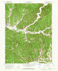 Nashville Indiana Historical topographic map, 1:24000 scale, 7.5 X 7.5 Minute, Year 1961