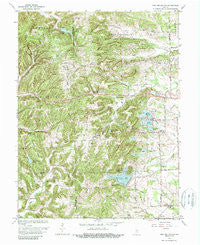 New Bellsville Indiana Historical topographic map, 1:24000 scale, 7.5 X 7.5 Minute, Year 1962