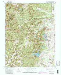 New Bellsville Indiana Historical topographic map, 1:24000 scale, 7.5 X 7.5 Minute, Year 1962
