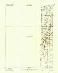 New Paris Ohio Historical topographic map, 1:62500 scale, 15 X 15 Minute, Year 1918