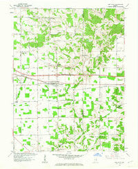 New Point Indiana Historical topographic map, 1:24000 scale, 7.5 X 7.5 Minute, Year 1961