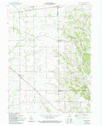 New Salem Indiana Historical topographic map, 1:24000 scale, 7.5 X 7.5 Minute, Year 1959