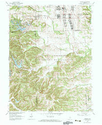 Nineveh Indiana Historical topographic map, 1:24000 scale, 7.5 X 7.5 Minute, Year 1962