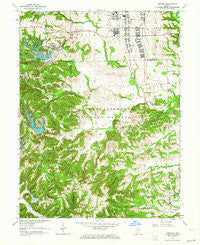 Nineveh Indiana Historical topographic map, 1:24000 scale, 7.5 X 7.5 Minute, Year 1962