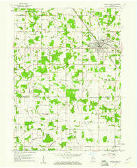 North Judson Indiana Historical topographic map, 1:24000 scale, 7.5 X 7.5 Minute, Year 1959