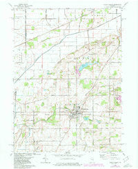 North Liberty Indiana Historical topographic map, 1:24000 scale, 7.5 X 7.5 Minute, Year 1974