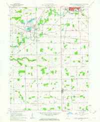 North Manchester South Indiana Historical topographic map, 1:24000 scale, 7.5 X 7.5 Minute, Year 1961