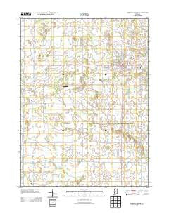 North Judson Indiana Historical topographic map, 1:24000 scale, 7.5 X 7.5 Minute, Year 2013