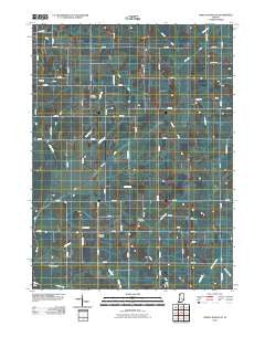 North Judson SE Indiana Historical topographic map, 1:24000 scale, 7.5 X 7.5 Minute, Year 2010