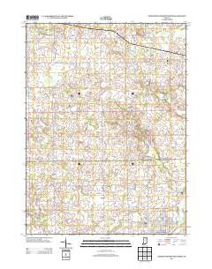 North Manchester North Indiana Historical topographic map, 1:24000 scale, 7.5 X 7.5 Minute, Year 2013
