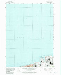 Ogden Dunes Indiana Historical topographic map, 1:24000 scale, 7.5 X 7.5 Minute, Year 1991