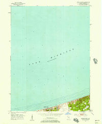 Ogden Dunes Indiana Historical topographic map, 1:24000 scale, 7.5 X 7.5 Minute, Year 1953