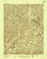 Oolitic Indiana Historical topographic map, 1:48000 scale, 15 X 15 Minute, Year 1935