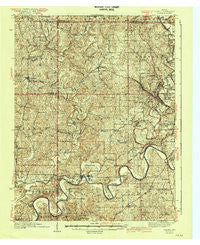 Oolitic Indiana Historical topographic map, 1:62500 scale, 15 X 15 Minute, Year 1942