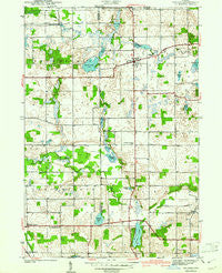 Orland Indiana Historical topographic map, 1:24000 scale, 7.5 X 7.5 Minute, Year 1940