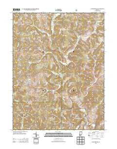 Owensburg Indiana Historical topographic map, 1:24000 scale, 7.5 X 7.5 Minute, Year 2013