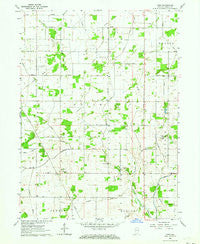 Parr Indiana Historical topographic map, 1:24000 scale, 7.5 X 7.5 Minute, Year 1962