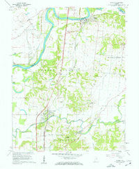 Patoka Indiana Historical topographic map, 1:24000 scale, 7.5 X 7.5 Minute, Year 1959