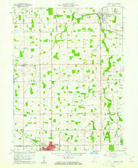 Pennville Indiana Historical topographic map, 1:24000 scale, 7.5 X 7.5 Minute, Year 1960