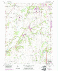 Pimento Indiana Historical topographic map, 1:24000 scale, 7.5 X 7.5 Minute, Year 1958