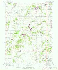 Pimento Indiana Historical topographic map, 1:24000 scale, 7.5 X 7.5 Minute, Year 1958