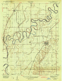Plainville Indiana Historical topographic map, 1:24000 scale, 7.5 X 7.5 Minute, Year 1943
