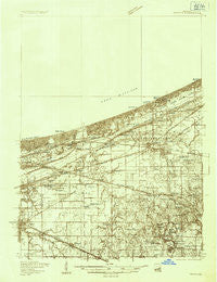Porter Indiana Historical topographic map, 1:48000 scale, 15 X 15 Minute, Year 1934