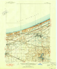 Porter Indiana Historical topographic map, 1:62500 scale, 15 X 15 Minute, Year 1940