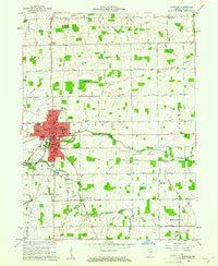 Portland Indiana Historical topographic map, 1:24000 scale, 7.5 X 7.5 Minute, Year 1960