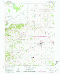Poseyville Indiana Historical topographic map, 1:24000 scale, 7.5 X 7.5 Minute, Year 1959