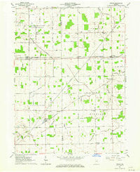 Preble Indiana Historical topographic map, 1:24000 scale, 7.5 X 7.5 Minute, Year 1962