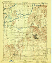Princeton Indiana Historical topographic map, 1:62500 scale, 15 X 15 Minute, Year 1903