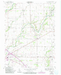 Rays Crossing Indiana Historical topographic map, 1:24000 scale, 7.5 X 7.5 Minute, Year 1956