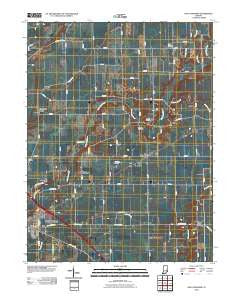 Rays Crossing Indiana Historical topographic map, 1:24000 scale, 7.5 X 7.5 Minute, Year 2010