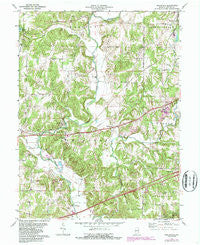 Reelsville Indiana Historical topographic map, 1:24000 scale, 7.5 X 7.5 Minute, Year 1971