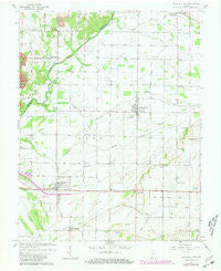 Richland City Indiana Historical topographic map, 1:24000 scale, 7.5 X 7.5 Minute, Year 1964