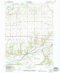 Richvalley Indiana Historical topographic map, 1:24000 scale, 7.5 X 7.5 Minute, Year 1963