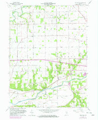 Richvalley Indiana Historical topographic map, 1:24000 scale, 7.5 X 7.5 Minute, Year 1963
