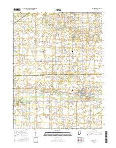 Ridgeville Indiana Current topographic map, 1:24000 scale, 7.5 X 7.5 Minute, Year 2016