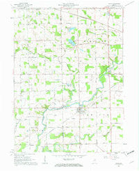 Roann Indiana Historical topographic map, 1:24000 scale, 7.5 X 7.5 Minute, Year 1961