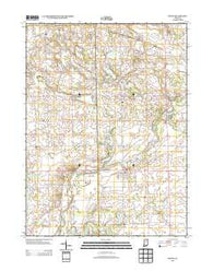 Roann Indiana Historical topographic map, 1:24000 scale, 7.5 X 7.5 Minute, Year 2013