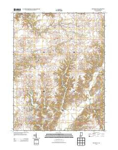Rockville Indiana Historical topographic map, 1:24000 scale, 7.5 X 7.5 Minute, Year 2013