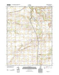 Romney Indiana Historical topographic map, 1:24000 scale, 7.5 X 7.5 Minute, Year 2013