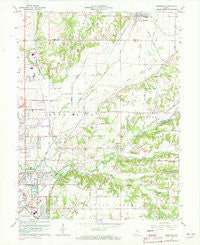Rosedale Indiana Historical topographic map, 1:24000 scale, 7.5 X 7.5 Minute, Year 1962