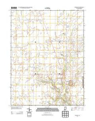 Rosston Indiana Historical topographic map, 1:24000 scale, 7.5 X 7.5 Minute, Year 2013