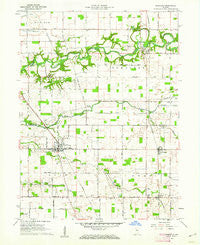 Rossville Indiana Historical topographic map, 1:24000 scale, 7.5 X 7.5 Minute, Year 1961