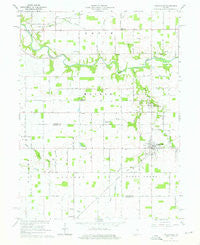 Russiaville Indiana Historical topographic map, 1:24000 scale, 7.5 X 7.5 Minute, Year 1961